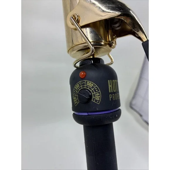 Hot Tools Professional 1-1/2 Gold Hair Curling Iron Mod. HT1102XL - Picture 2 of 9